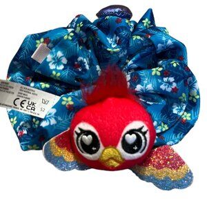 SCRUNCH MIEZ GIANTZ 6" Bird Hair Scrunchie Wear on the Wrist Backpack Clip